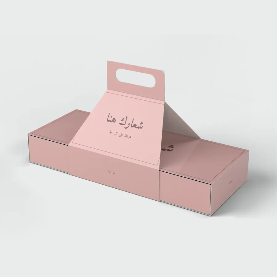 Box with handle (lid and base) 35×14×5