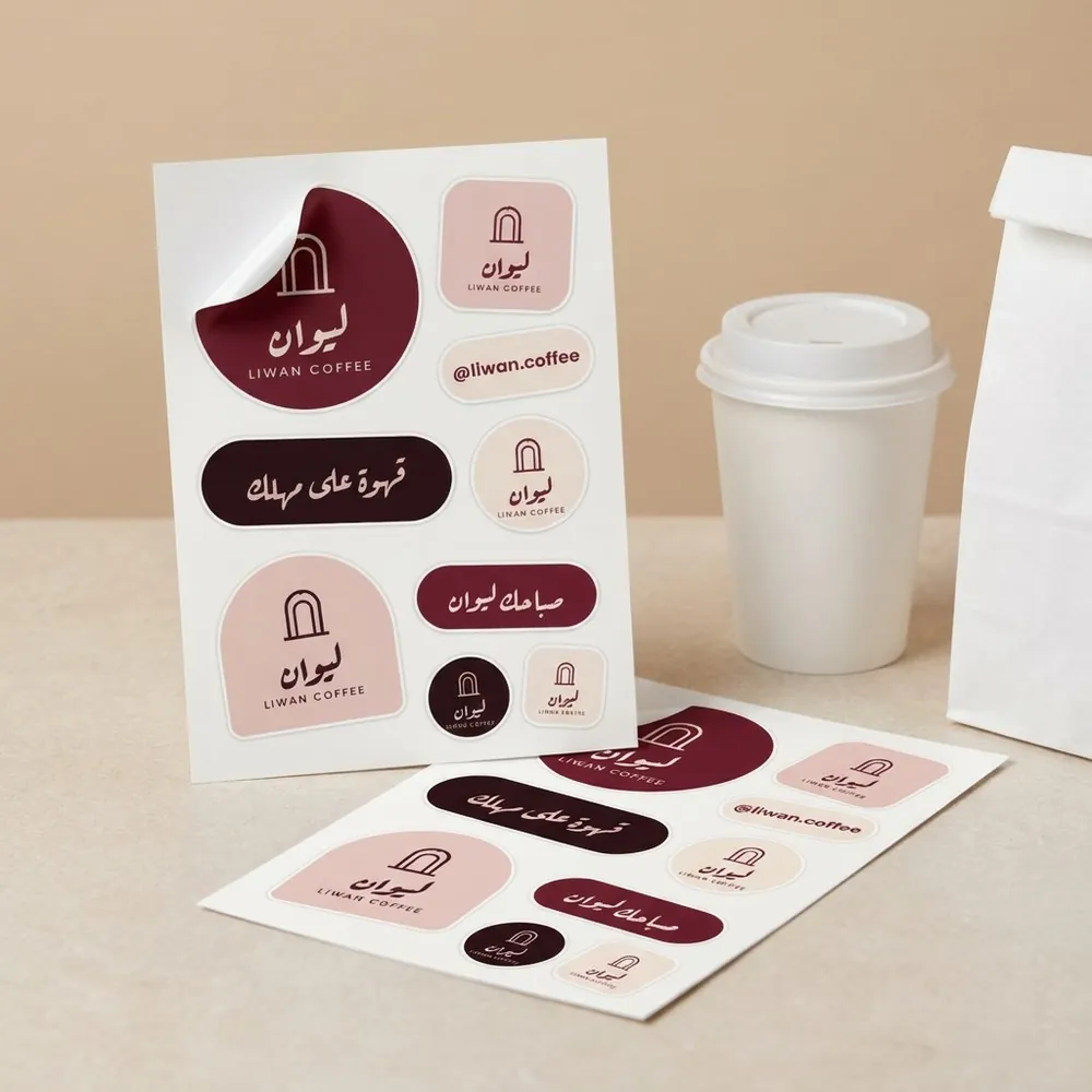 Stickers in A6 and A5 sheet (die-cut)